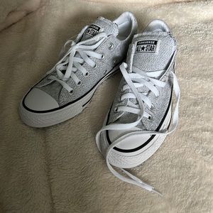 Converse All Stars, light heather gray, size 7